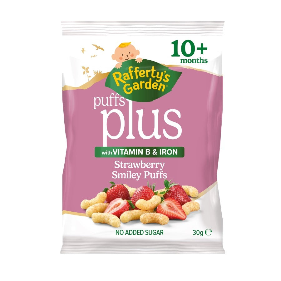 Rafferty's Garden Strawberry Smiley Puffs