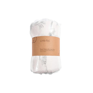 Little Rei Rustic Grey Plush Pillow