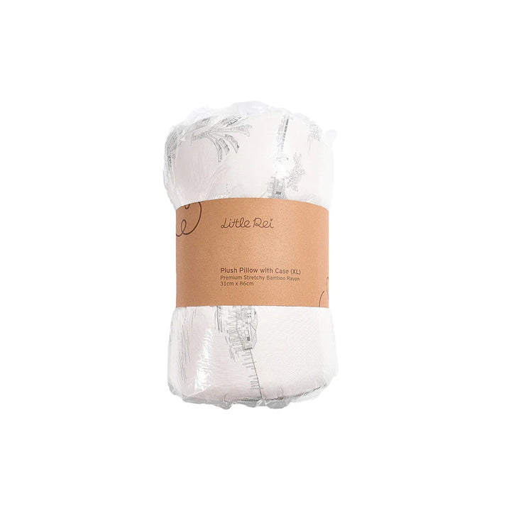 Little Rei Rustic Grey Plush Pillow