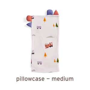 Little Rei M Trains Plush Pillow Case 18X38cm (Pillow Case Only)