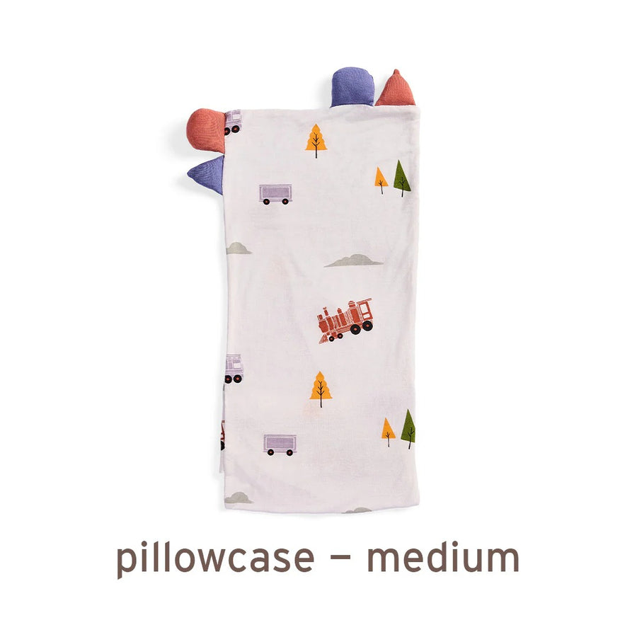 Little Rei M Trains Plush Pillow Case 18X38cm (Pillow Case Only)