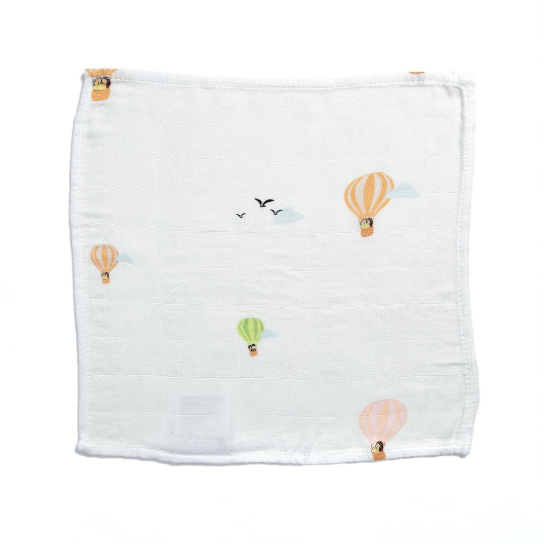 Little Rei Bamboo Wash Cloth 4Pc - Balloon 30X30cm