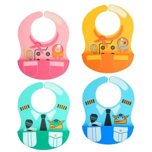 Marcus & Marcus Wide Coverage Silicone Bib
