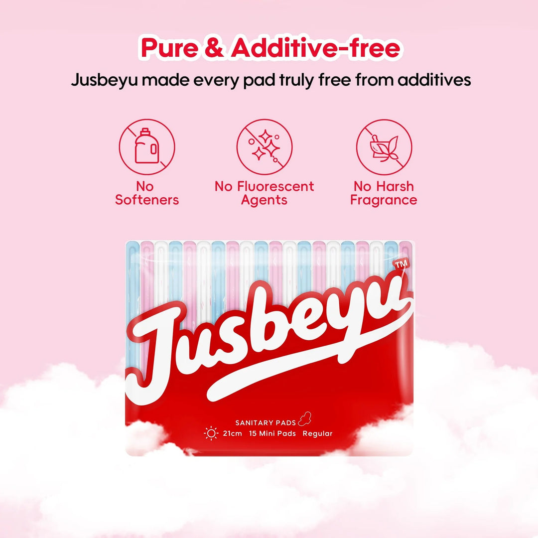 Jusbeyu Sanitary Pad 15Pcs (210mm)