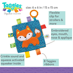 Mary Meyer Taggies Crinkle Me Fox 6x6"