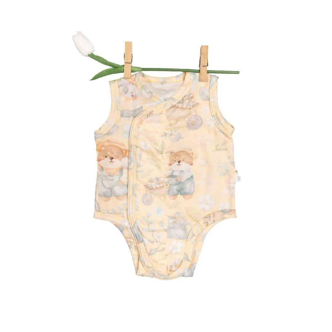 Granny Ben Tencel™ Snap and Sleep Bodysuit Gardening Buddies