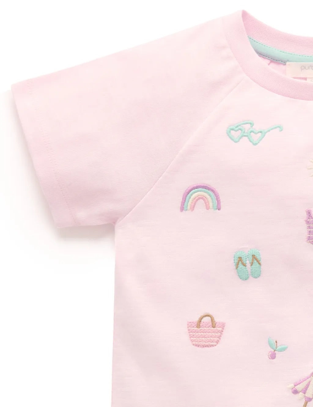 Purebaby Beachy Set - Seafoam Floral