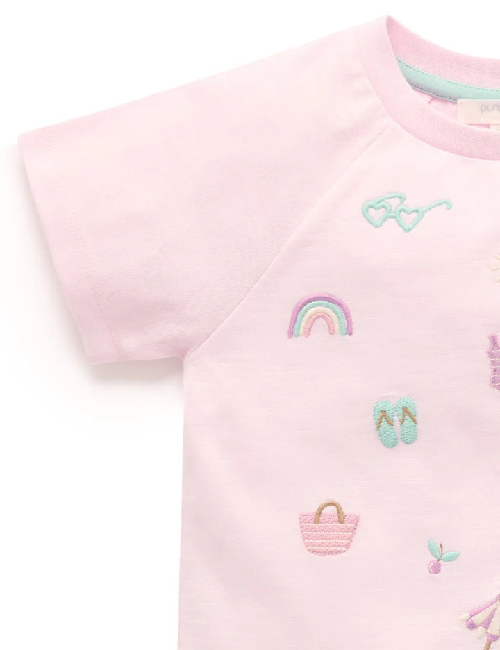 Purebaby Beachy Set - Seafoam Floral