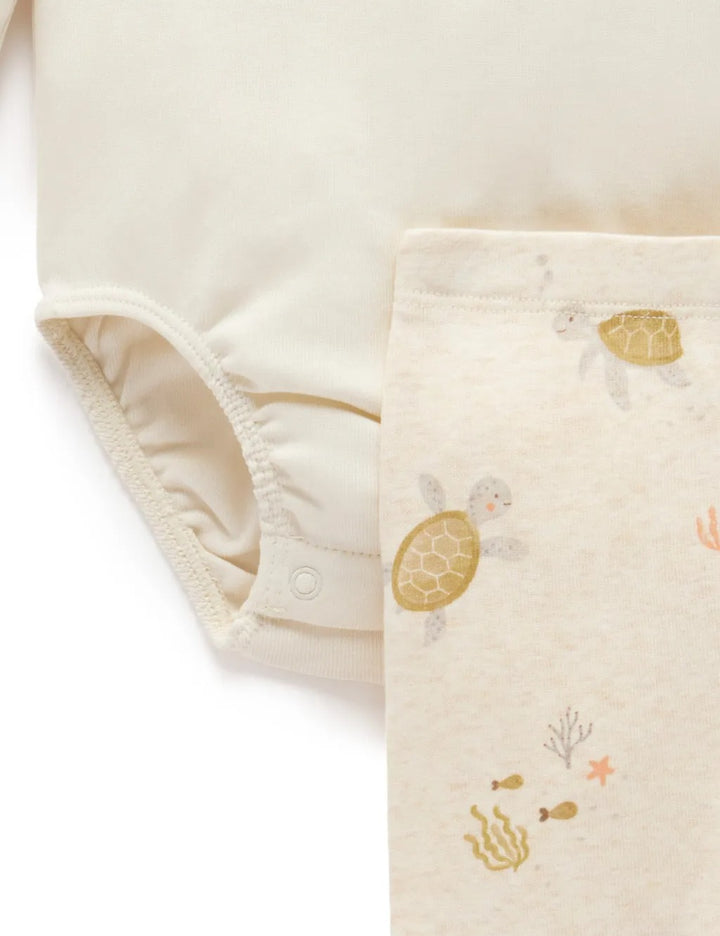 Purebaby 2Pc Organic Long Set