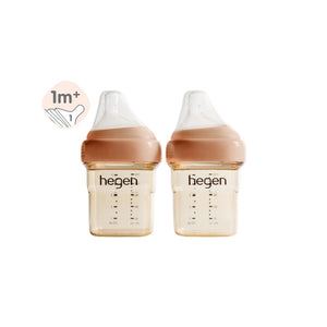 Hegen PCTO™ 150ml/5oz Feeding Bottle PPSU (2-pack) Auburn