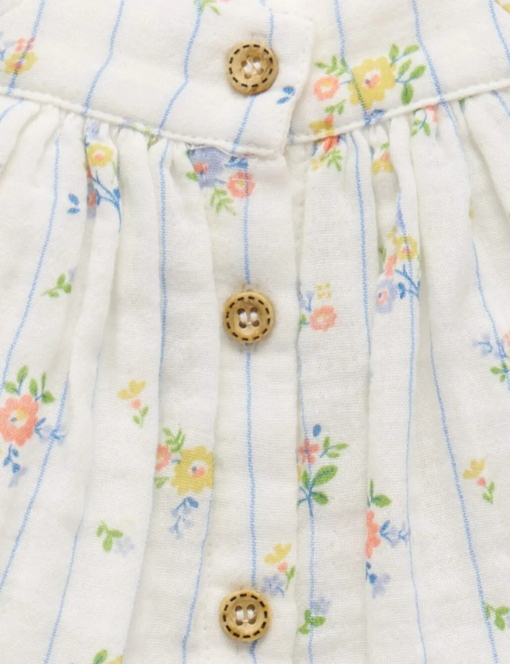 Purebaby 2Pc Organic Nautical Floral Set