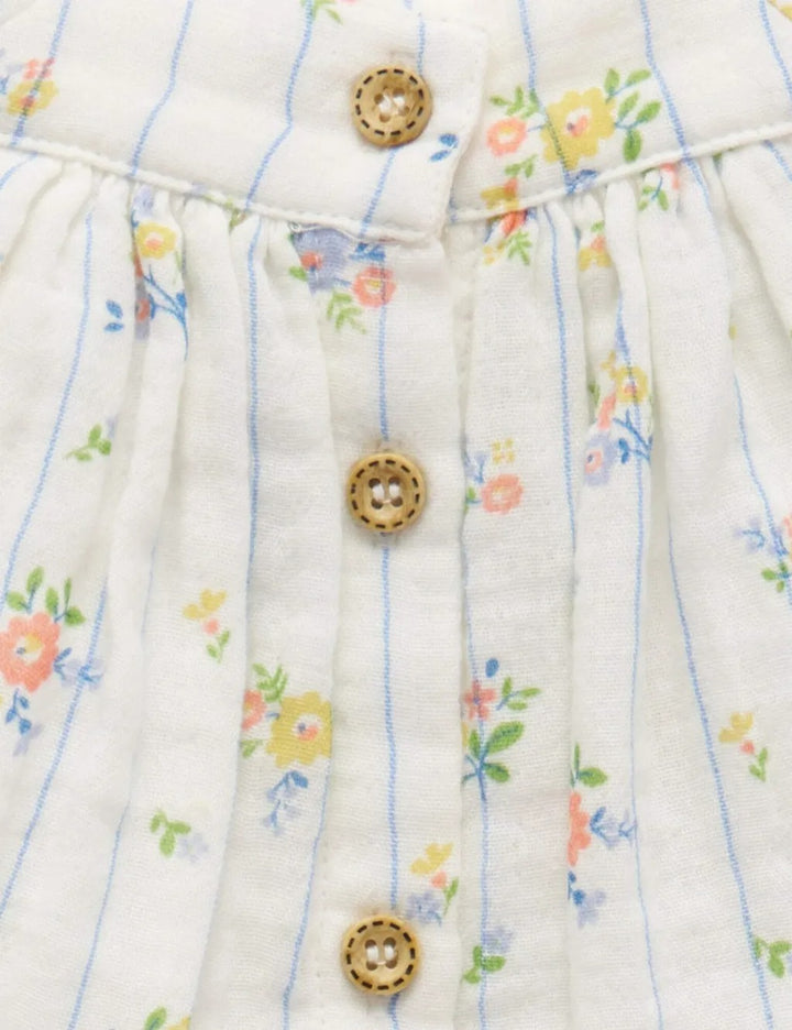 Purebaby 2Pc Organic Nautical Floral Set