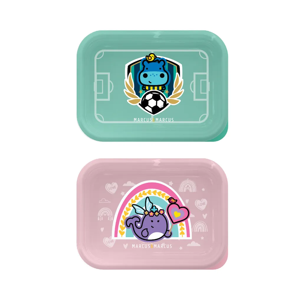 Marcus & Marcus - 2-Tier Stainless Steel Lunch Box