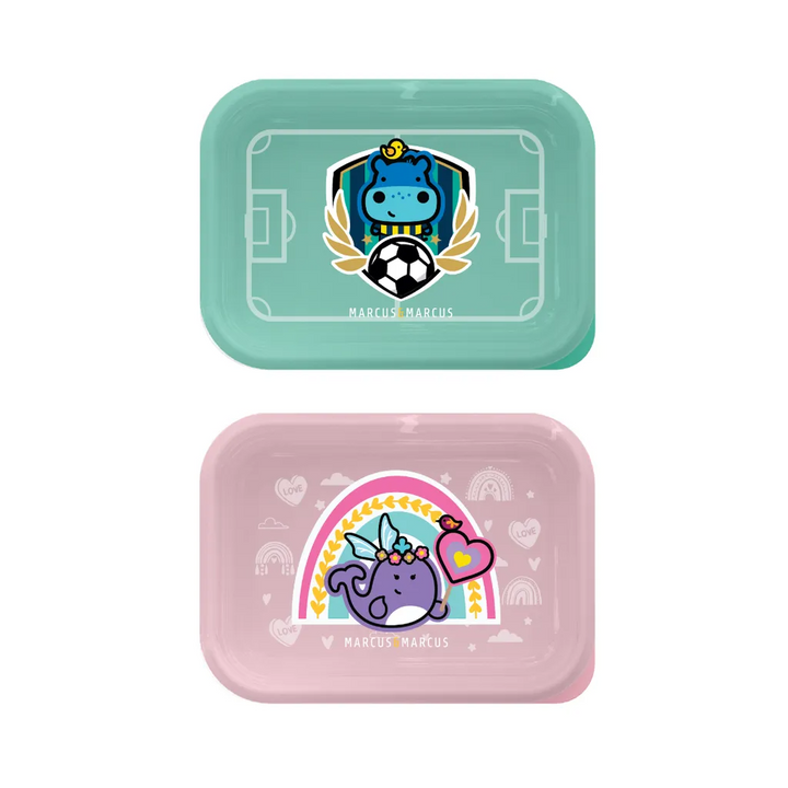 Marcus & Marcus - 2-Tier Stainless Steel Lunch Box