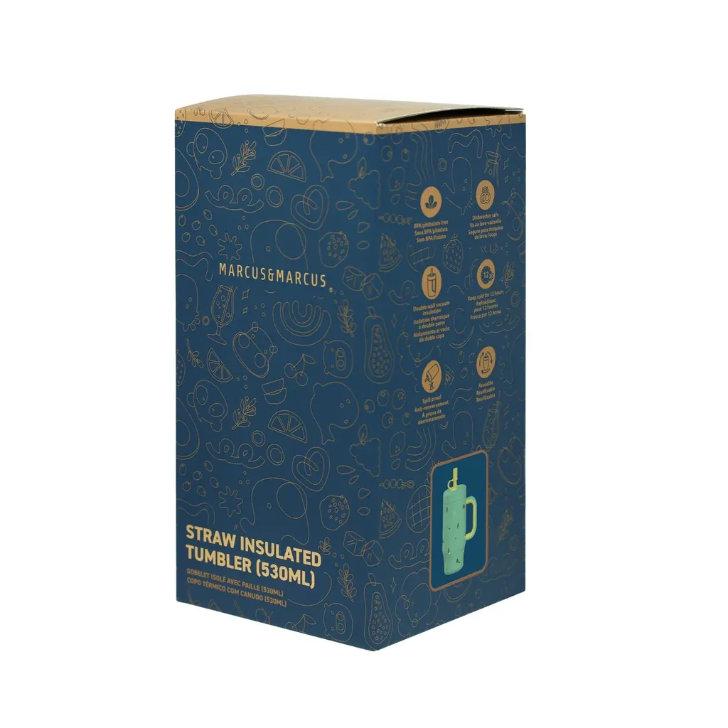 Marcus & Marcus Straw Insulated Tumbler