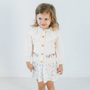 Kays + Kins Embroidered Cardigan