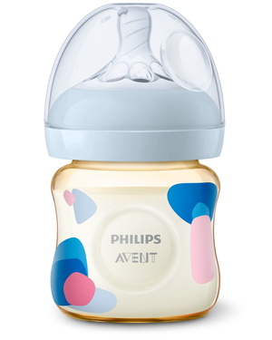 Philips Avent Natural Response Bottle PPSU, 4oz/120ML, 0M+, Single/Twin Pack