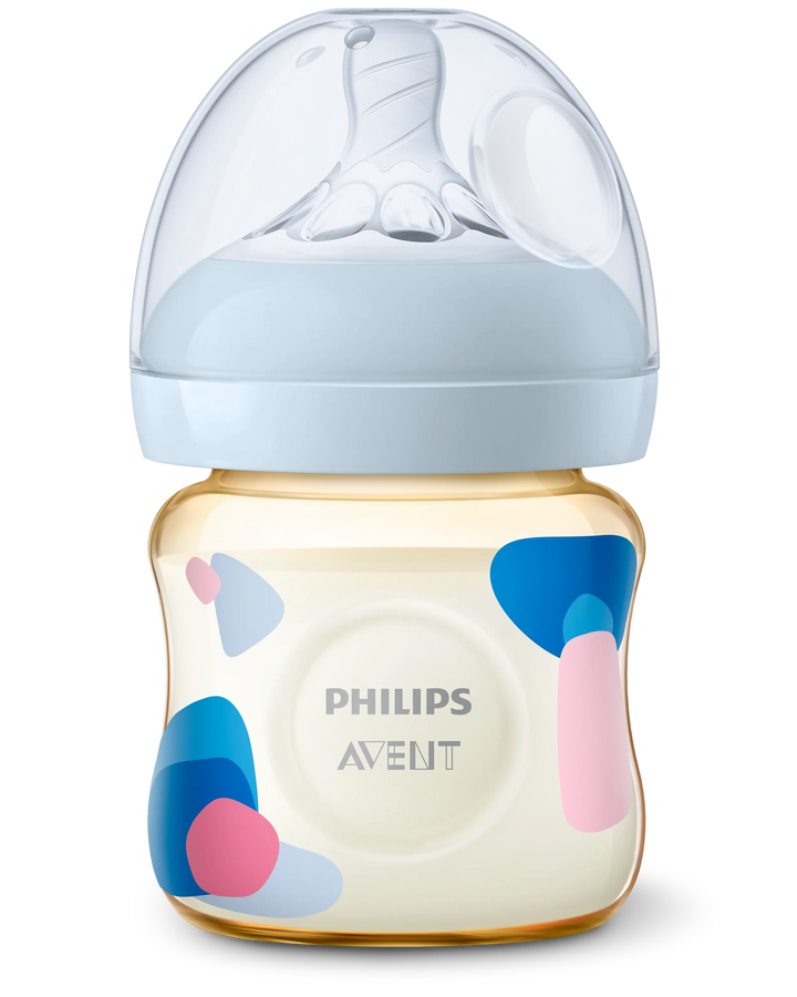 Philips Avent Natural Response Bottle PPSU, 4oz/120ML, 0M+, Single/Twin Pack