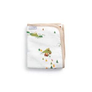 Little Rei Bamboo Hooded Towel + Wash Cloth - Outdoor 75X75cm