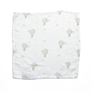 Little Rei Bamboo Wash Cloth 4Pc - Balloon 30X30cm