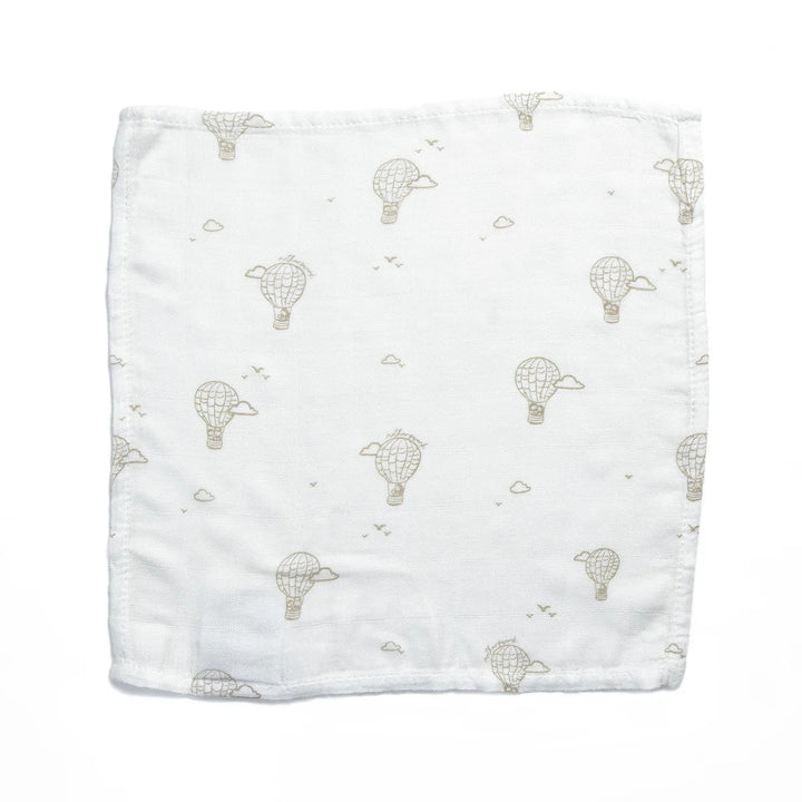 Little Rei Bamboo Wash Cloth 4Pc - Balloon 30X30cm
