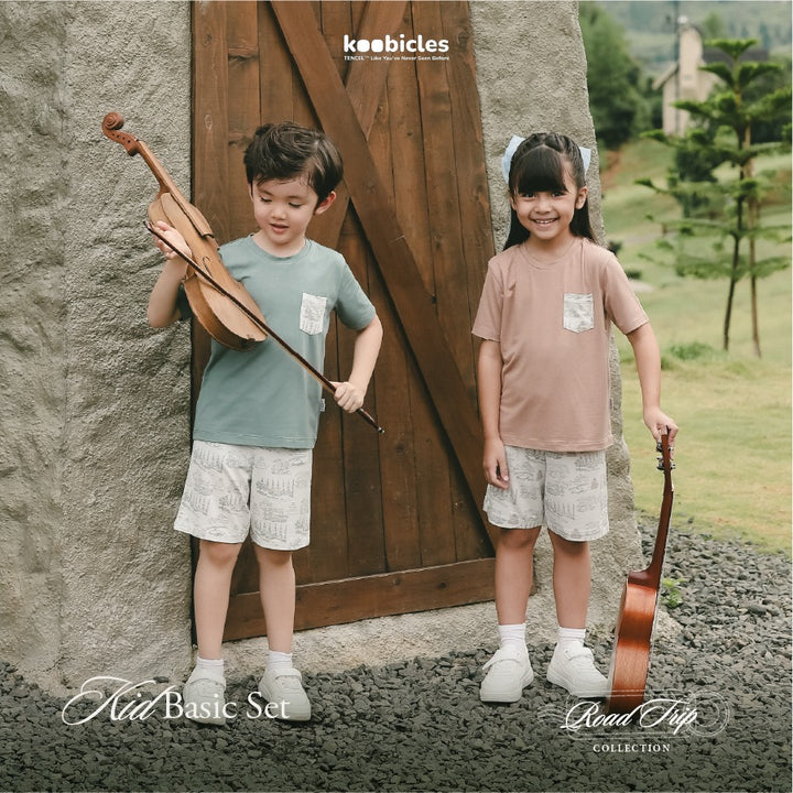 Koobicles Kid Basic Set TENCEL™ "Road Trip" in Eco Mode