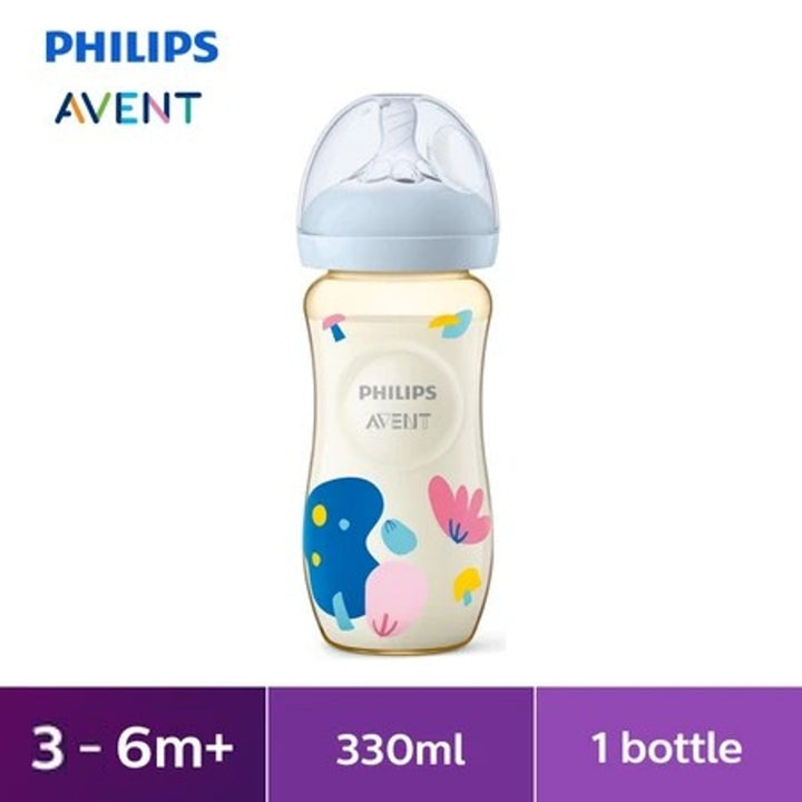 Philips Avent Natural Response Bottle PPSU, 11oz/330ML, 6M+, Single Pack