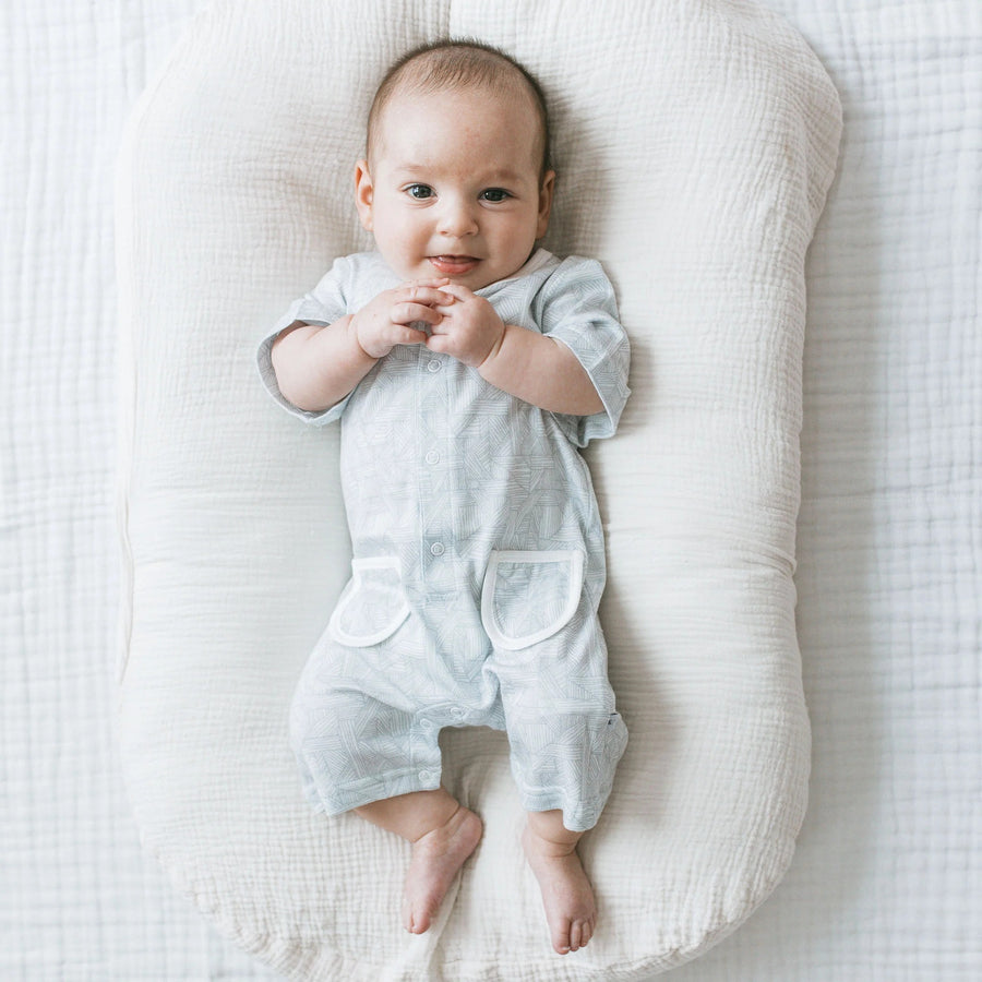 Kays + Kins Buttoned Romper