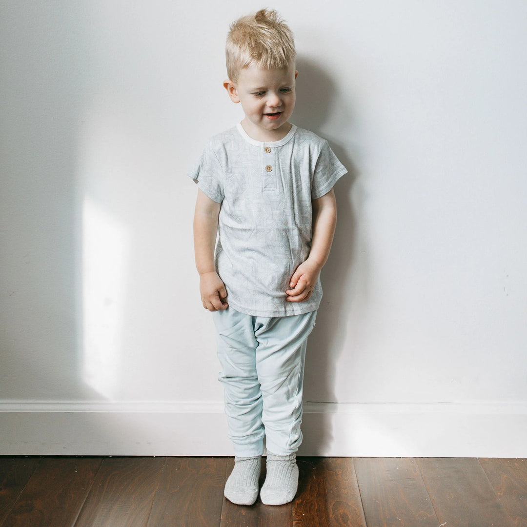 Kays + Kins Henley Tee