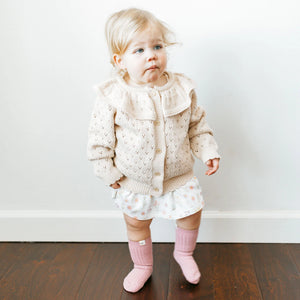 Kays + Kins Poppy Collar Cardigan