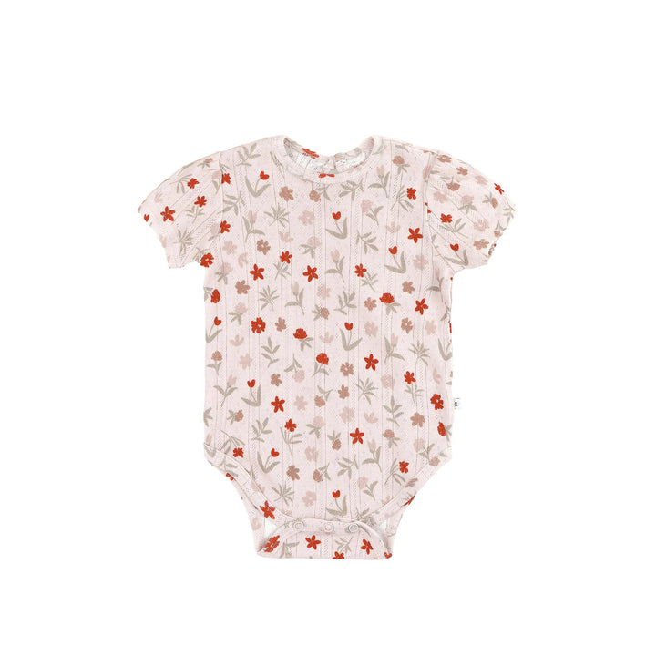 Kays + Kins Puff Sleeve Bodysuit