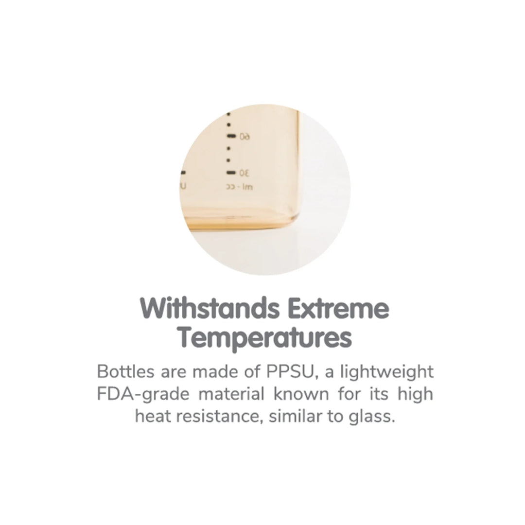 Hegen PCTO™ 240ml/8oz Feeding Bottle PPSU Auburn