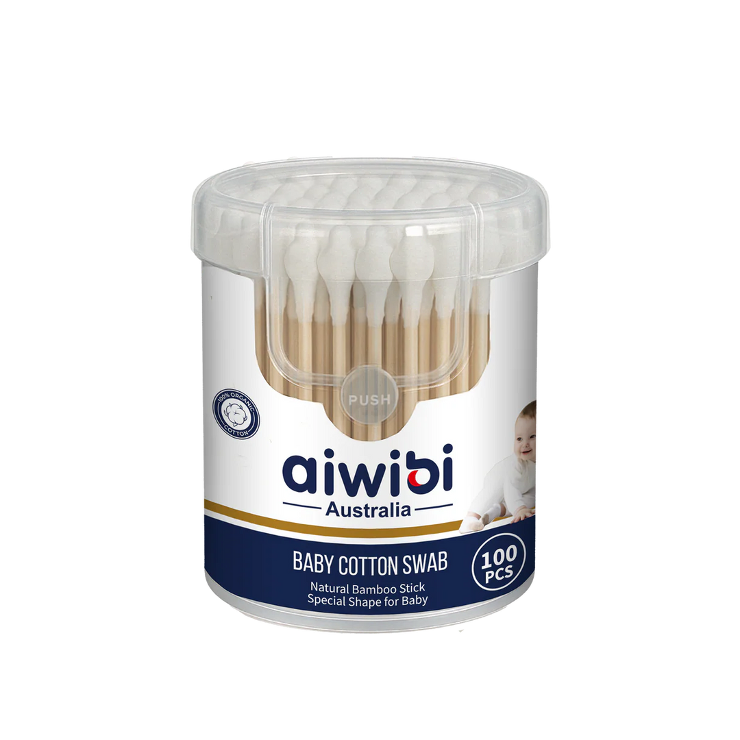 Aiwibi Cotton Swabs (Calabash Shape x 1 Unit)