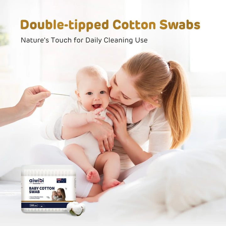 Aiwibi Cotton Swabs (Round Shape x 1 Unit)