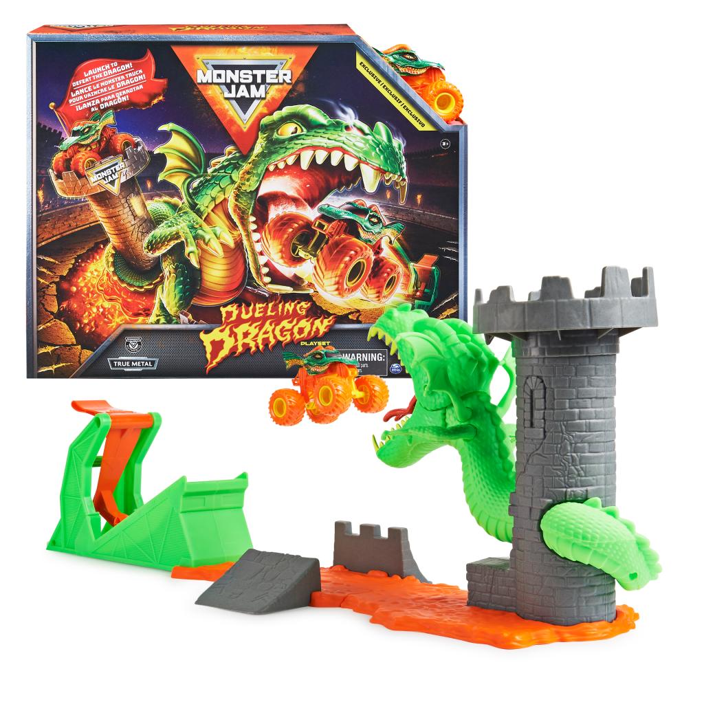 Monster Jam Dueling Dragon Stunt Playset