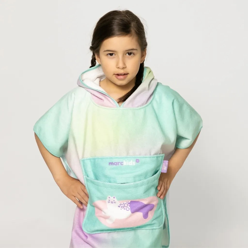 Marckids Pocketpack Kid Beach Hooded Towel