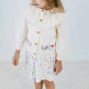 Kays + Kins Embroidered Cardigan