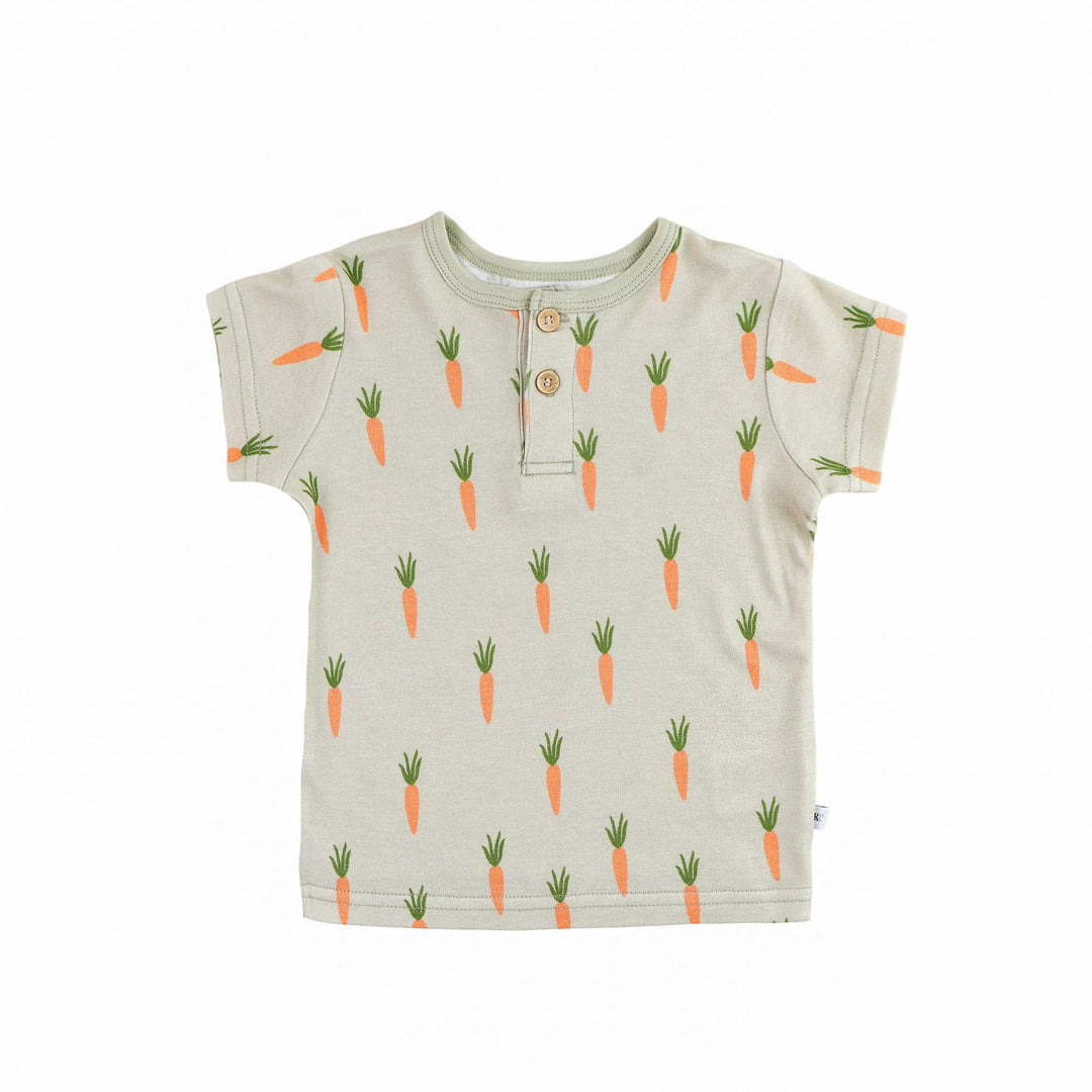 Kays + Kins Henley Tee