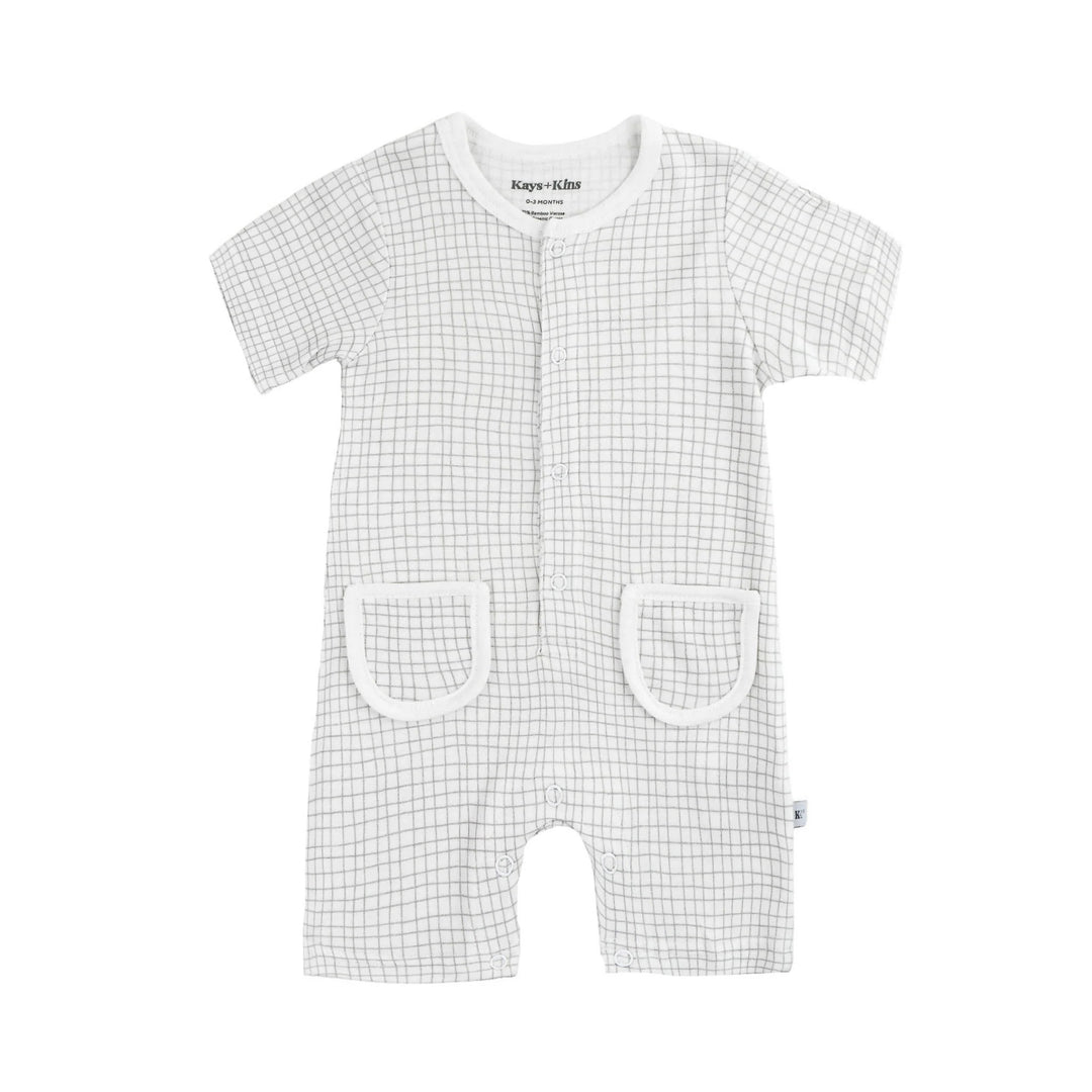Kays + Kins Buttoned Romper