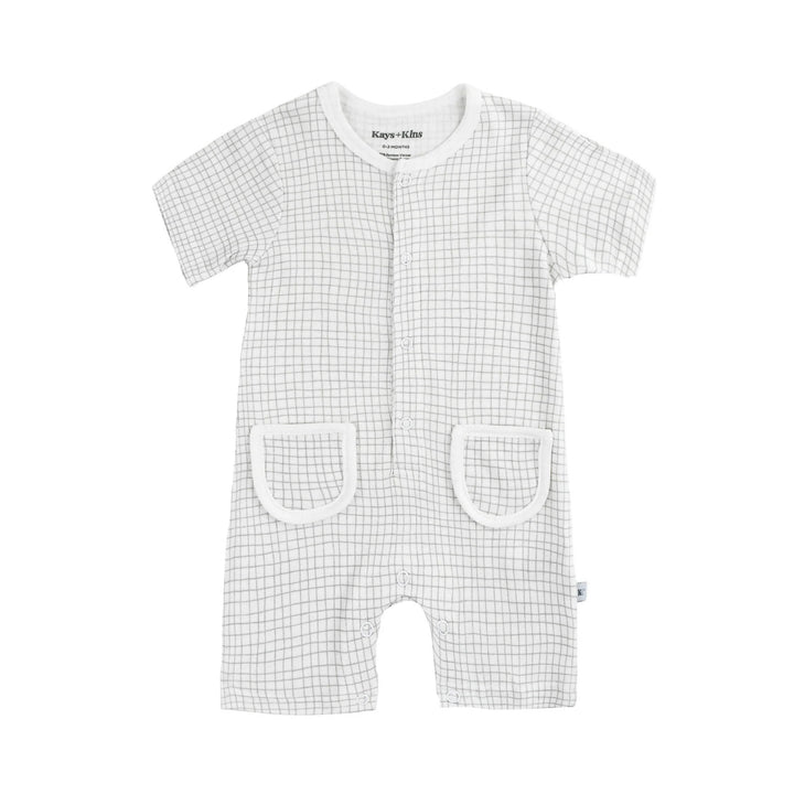 Kays + Kins Buttoned Romper