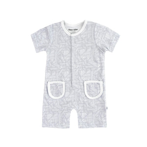 Kays + Kins Buttoned Romper