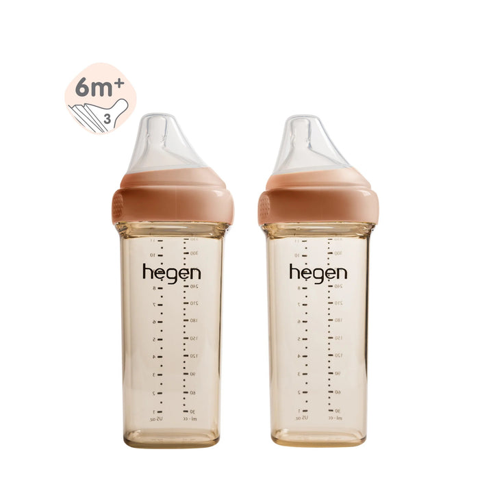 Hegen PCTO™ 330ml/11oz Feeding Bottle PPSU (2-pack) Auburn