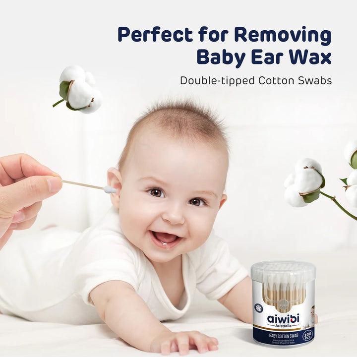 Aiwibi Cotton Swabs (Calabash Shape x 1 Unit)