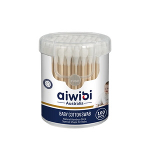 Aiwibi Cotton Swabs (Calabash Shape x 1 Unit)