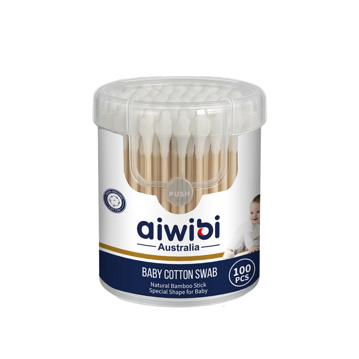 Aiwibi Cotton Swabs (Calabash Shape x 1 Unit)