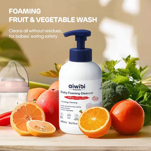 Aiwibi Baby Natural Plant Based Foaming Cleanser (480ml x 1 Unit)