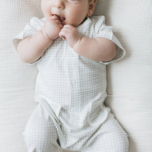 Kays + Kins Buttoned Romper