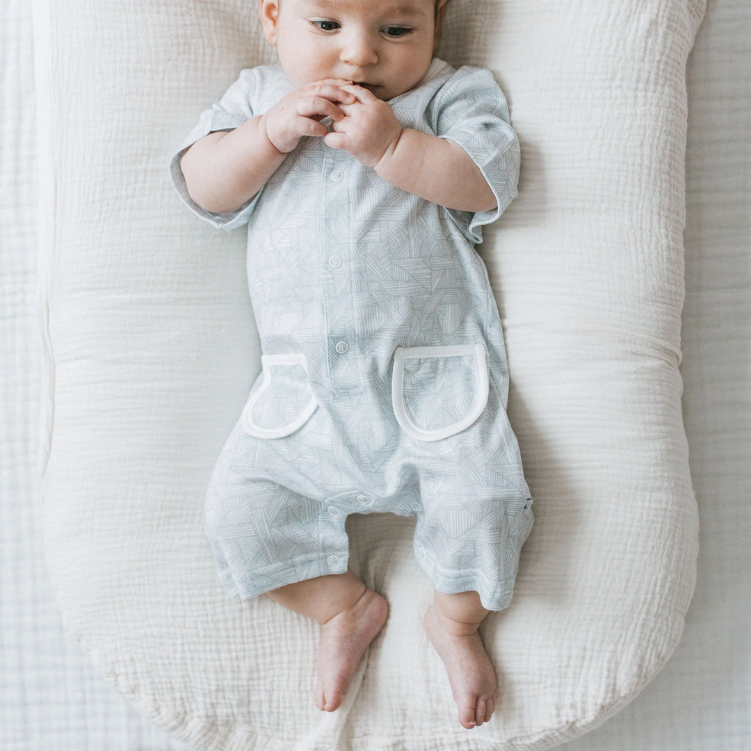 Kays + Kins Buttoned Romper