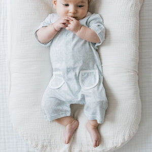 Kays + Kins Buttoned Romper