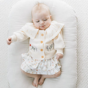 Kays + Kins Embroidered Cardigan